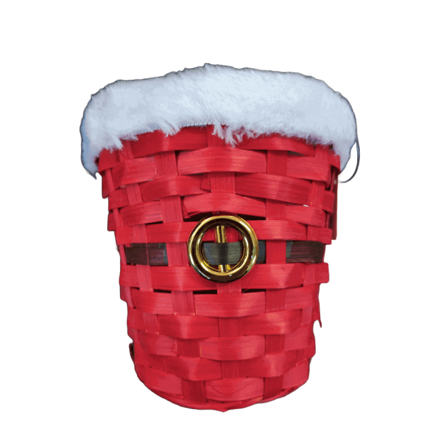 Cesta Alta de Natal – Pai Natal, 15 × 14 cm