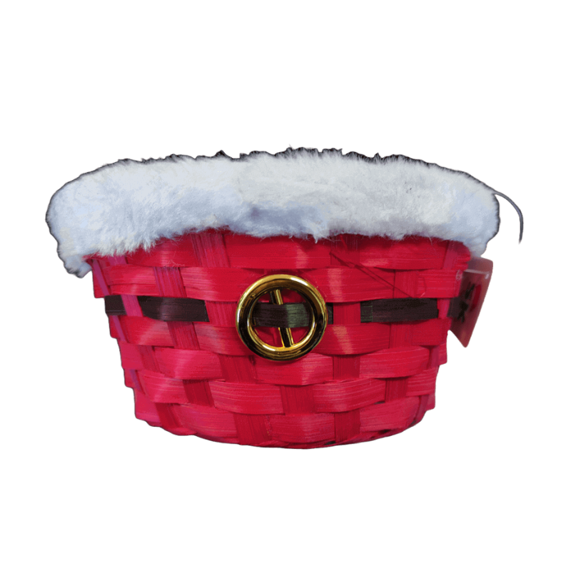 Cesta Redonda de Natal – Pai Natal, 20 × 9 cm Cesta Redonda de Natal – Pai Natal, 20 × 9 cm
