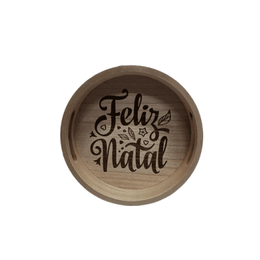 Bandeja Redonda de Natal – 20 × 4 cm Bandeja Redonda de Natal – 20 × 4 cm