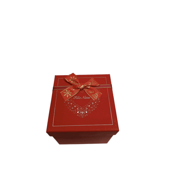 Caixa de Cartão para Presentes – Feliz Natal, 13 cm