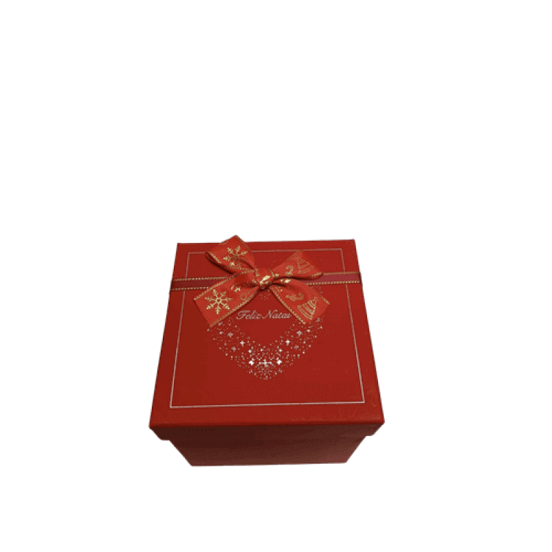 Caixa de Cartão para Presentes – Feliz Natal, 13 cm