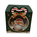 Caixa de Cartão Pai Natal com Visor – 10 cm