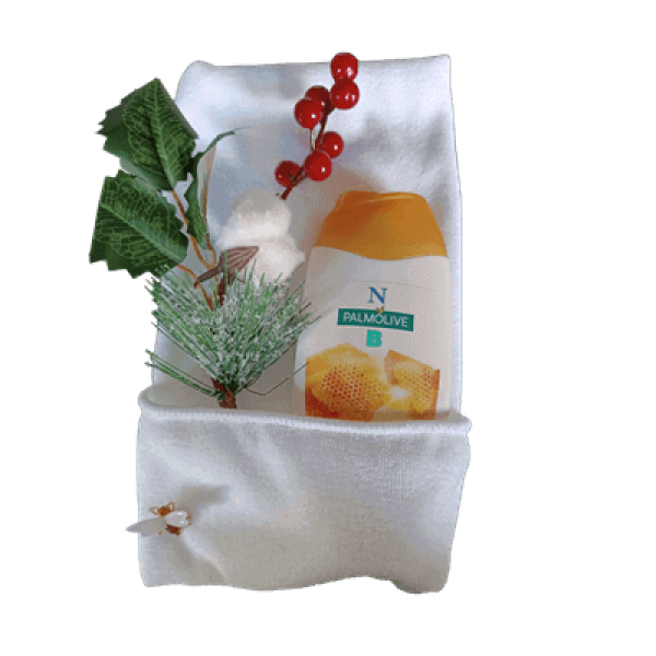 Conjunto de Gel de Banho de Leite e Mel 250 ml com Toalha