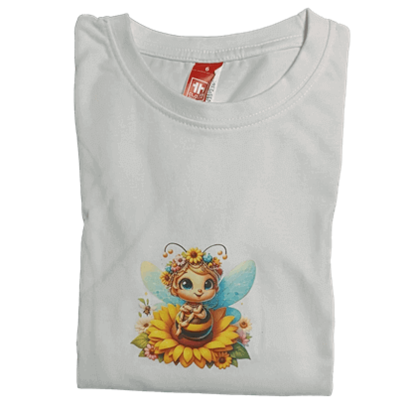 Camisola Criança - Abelha em flor Camisola Criança - Abelha em flor