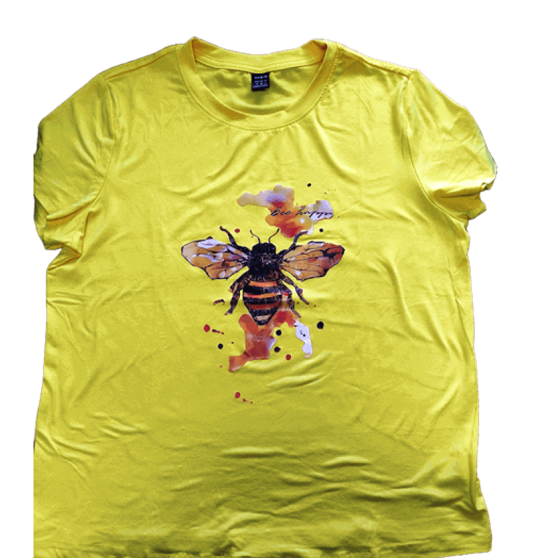 T-shirt Abelha Amarela Bee Happy T-shirt Abelha Amarela Bee Happy